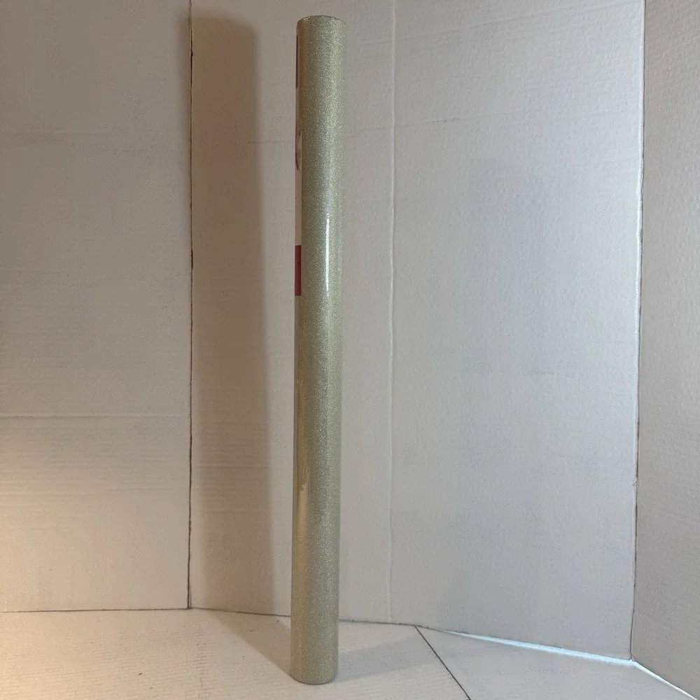 Gold Glitter Gift Wrap Champagne NEW IG Jessica Simpson‎ roll 30